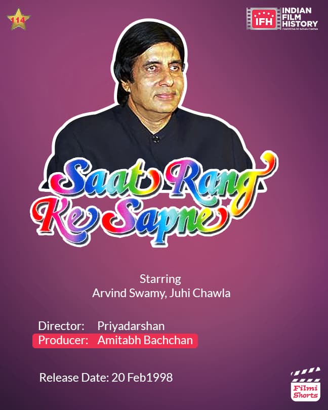 Saat Rang Ke Sapne 1998, Amitabh Bachchan, Arvind Swamy, Juhi Chawla
