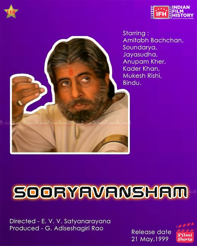 Sooryavansham 1999, Amitabh Bachchan, Soundarya, Jayasudha