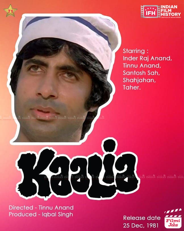 Kaalia 1981, Amitabh Bachchan, Parveen Babi