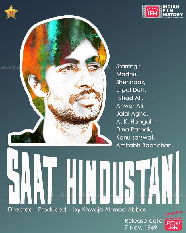 Saat Hindustani, Amitabh Bachchan, Utpal Dutt, Madhukar,Anwar Ali,Jalal Agha