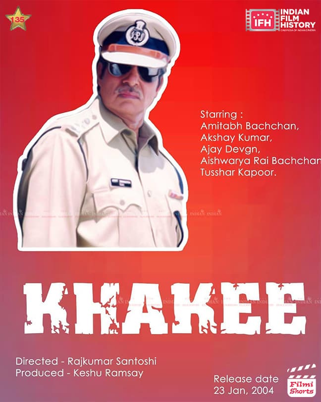 Khakee 2004, Amitabh Bachchan, Akshay Kumar, Ajay Devgan, Aishwarya Rai