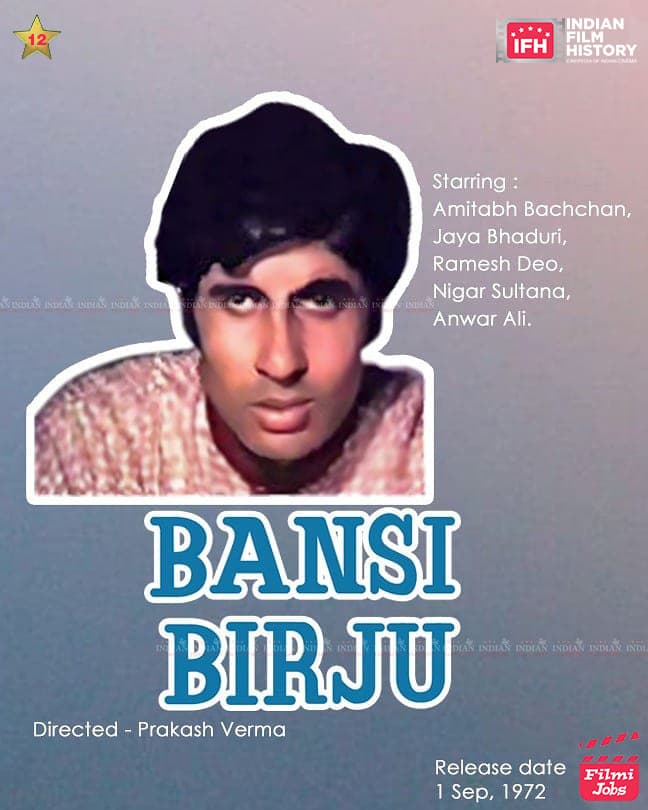 Bansi Birju 1972, Amitabh Bachchan, Jaya Bhaduri