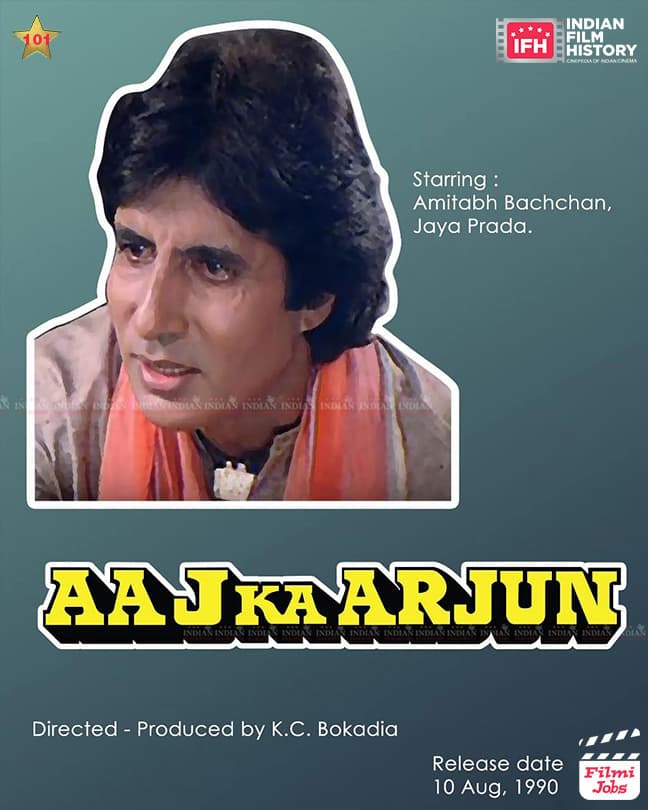 Aaj Ka Arjun 1990, Amitabh Bachchan, Jayaprada, Radhika