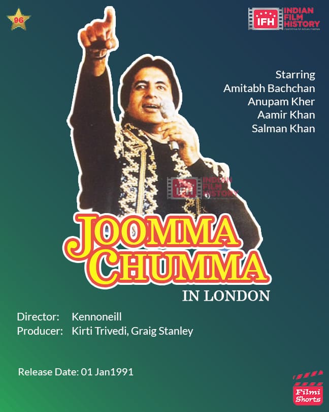 Jumma Chumma In London 1991, Amitabh Bachchan, Anupam Kher, Aamir Khan, Salman Khan Rajinikanth