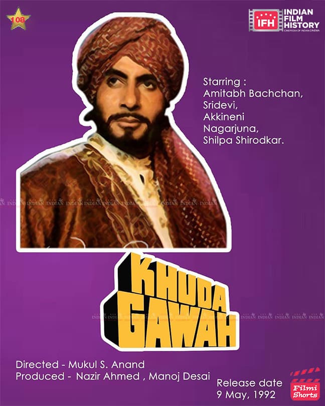 Khuda Gawah 1992, Amitabh Bachchan, Nagarjuna, Sridevi, Shilpa Shirodkar