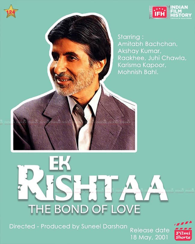 Ek Rishtaa 2001, Amitabh Bachchan, Akshay Kumar, Karisma Kapoor, Juhi Chawla