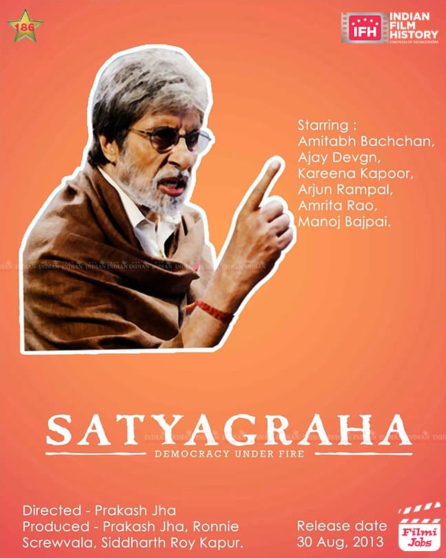 Satyagraha 2013, Amitabh Bachchan, Ajay Devgn, Arjun Rampal