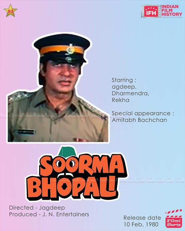 Soorma Bhopali 1988, Amitabh Bachchan, Jagdeep