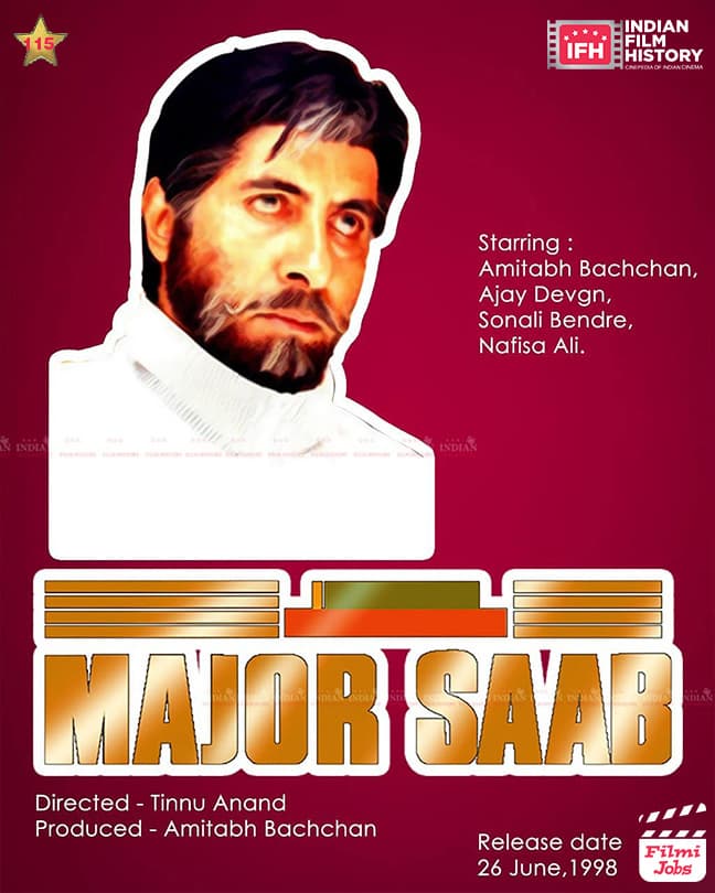Major Saab 1998, Amitabh Bachchan, Ajay Devgan, Sonali Bendre