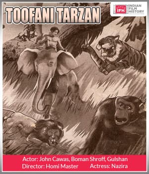 Toofani Tarzan (1937) poster