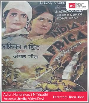 India In Africa (1939) poster