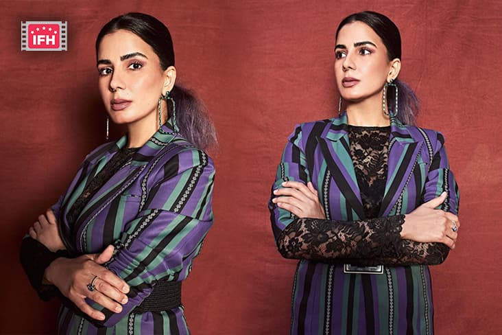 Kirti Kulhari Flaunts Major Boss Lady Vibes In A Black Lace Dress