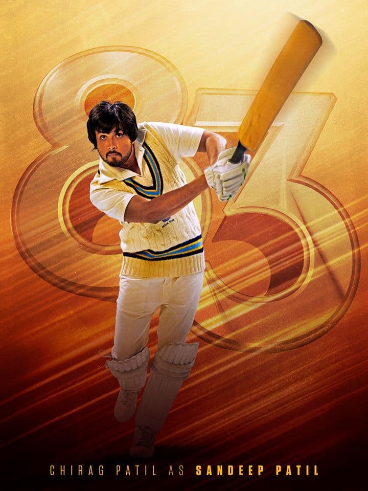 Chirag Patil as Sandeep Patil 83 The Film
