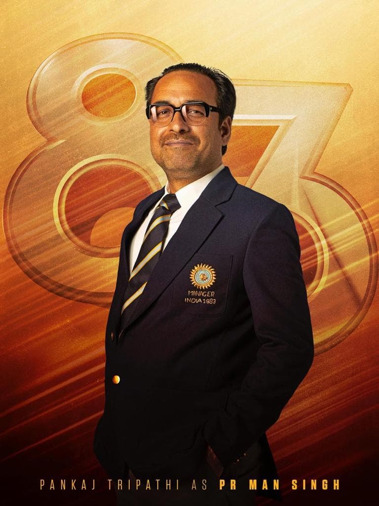 Pankaj Tripathi as P R Man Singh 83 The Film