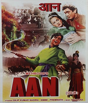 Aan (1952) poster
