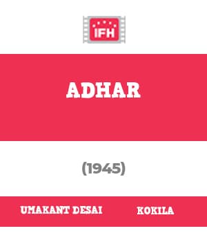 Adhar (1945) movie poster