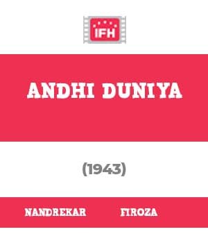 Andhi Duniya (1943) poster