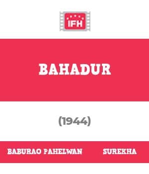 Bahadur (1944) poster