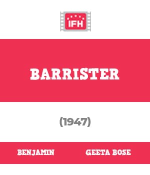 Barrister (1947) poster