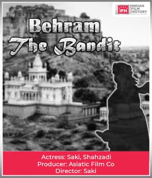 Behram The Bandit (1930) poster