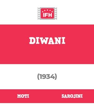 Diwani (1934) poster