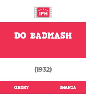 Do Badmash (1932) poster