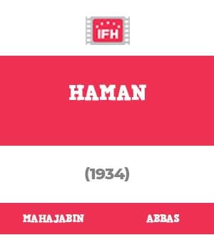 Haman (1934) poster