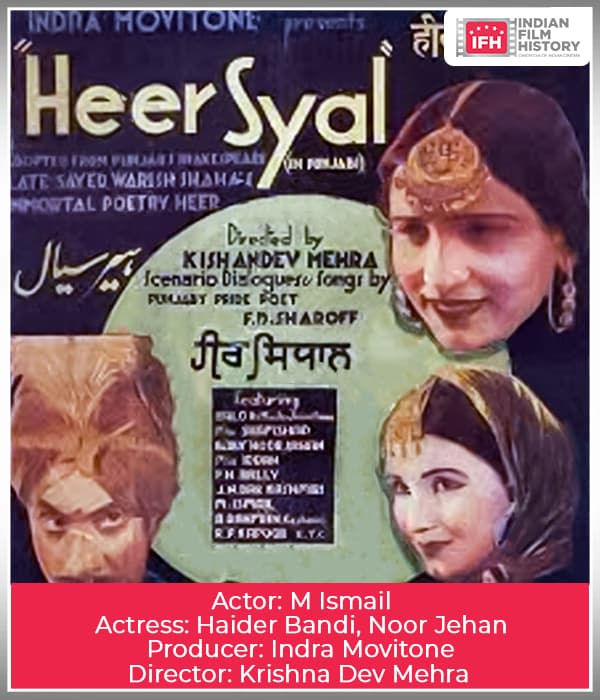 Heer Syal  (1938) poster