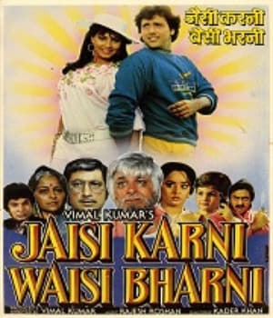 Jaisi Karni Waisi Bharni (1989) poster