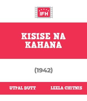 Kisise Na Kahana (1942) poster