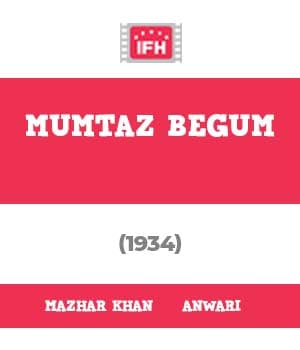Mumtaz Begum (1934) movie poster