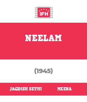 Neelam (1945) poster