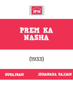 Prem Ka Nasha (1933) poster