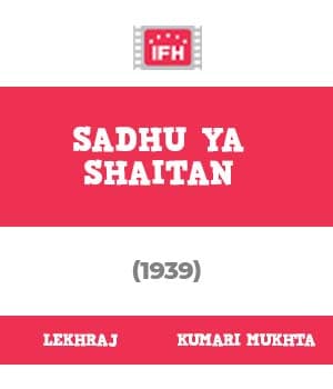 Sadhu Ya Shaitan (1939) poster