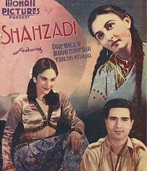 Shahzadi (1941) movie poster