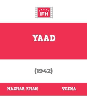 Yaad (1942) poster