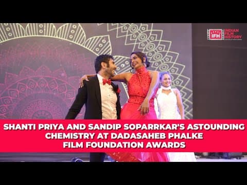 Shanti Priya And Sandip Soparrkars Sensual Dance Performance At Dadasaheb Phalke Film Foundation Awards 