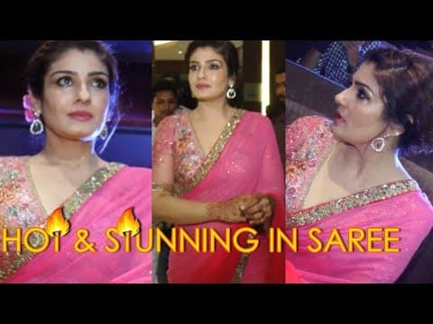 Raveena Tandon Hot In Saree | Indian Film History