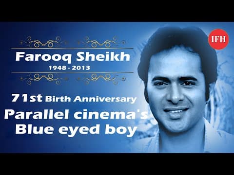 Farooq Sheikh's 71st Birth Anniversary I An Impeccable Actor And Philanthropist