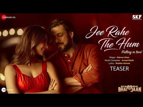 Salman Khan Sings The Song 'Jee Rahe The Hum' From 'Kisi Ka Bhai Kisi Ki Jaan', Teaser Released.