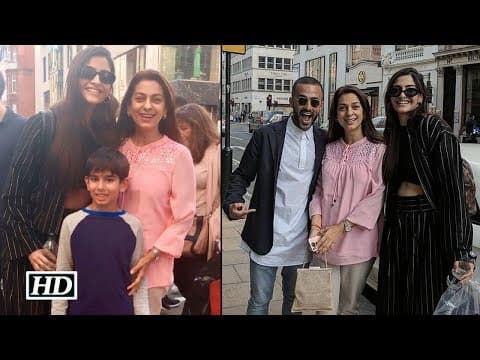 Sonam Kapoor Met Juhi Chawla @ London | Indian Film History