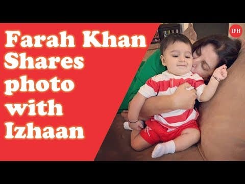 Farah Khan Shares Photo With Izhaan On Instagram | Indian Film History