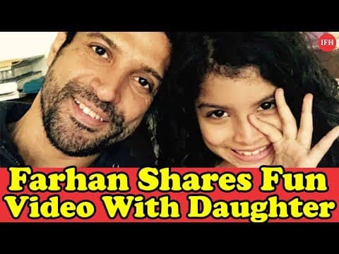 Farhan Akhtar Shares Fun Video With Daughter Akira | Indian Film History