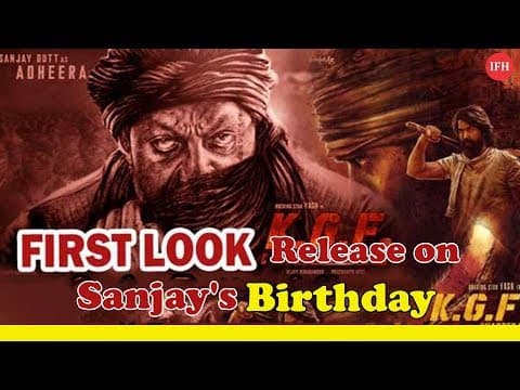 KGF-2 Adheera First Look Release On Sanjay Dutt 's Birthday