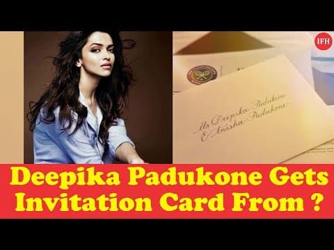 Deepika Padukone Gets Invitation Card From Wimbledon Championship