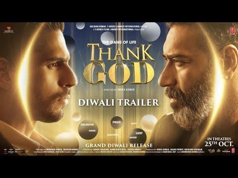Ajay Devgn And Sidharth Malhotra Starrer 'Thank God' Trailer Out!