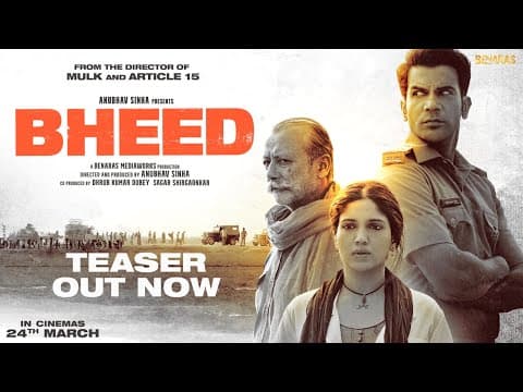 Makers Release The Teaser Of The Upcoming Film 'Bheed' Starring Rajkummar Rao And Bhumi Pednekar.