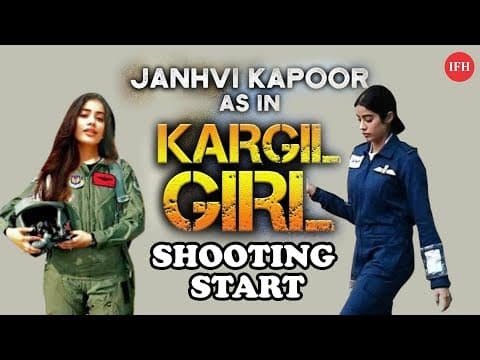 Jhanvi Kapoor Starts Shooting For Kargil Girl | Indian Film History