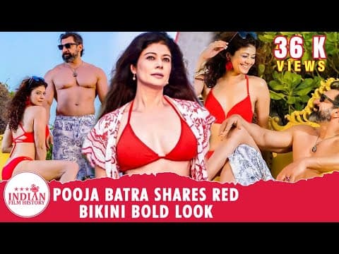 Pooja Batra Shares Red Bikini Bold Look