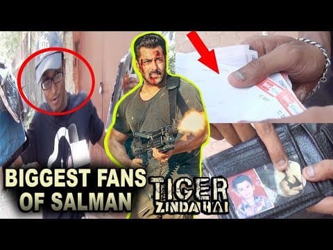 Salman's Fans Craze On Tiger Zinda Hai Trailer